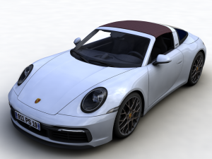 porsche 911 targa 2019 3D 모델