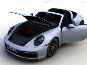 porsche 911 targa 2019 3D Model