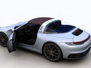 porsche 911 targa 2019 3D मॉडल