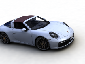 porsche 911 targa 2019 3D मॉडल