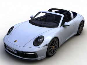 porsche 911 targa 2019 3D मॉडल