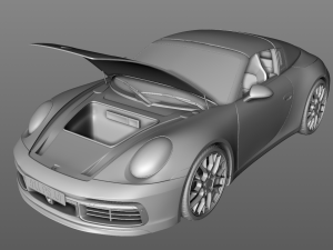 porsche 911 targa 2019 3D मॉडल