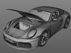 porsche 911 targa 2019 3D Model