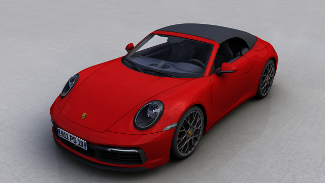 porsche 911 targa s 2019 Modello 3D .c4d .max .obj .3ds .fbx .stl .blend 