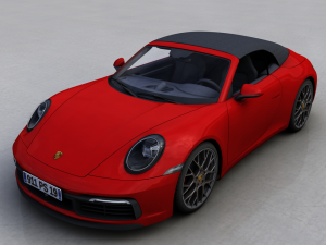 porsche 911 targa s 2019 3D 모델