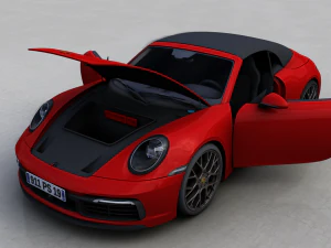 porsche 911 targa s 2019 3D Model