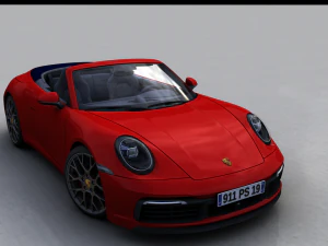 porsche 911 targa s 2019 3D Model