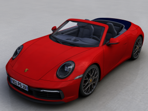 porsche 911 targa s 2019 Modello 3D