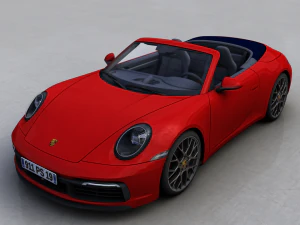porsche 911 targa s 2019 3D Model