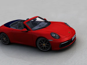 porsche 911 targa s 2019 3D Model
