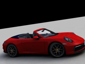 porsche 911 targa s 2019 3D Model