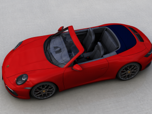 porsche 911 targa s 2019 Modello 3D