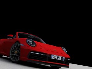 porsche 911 targa s 2019 3D Model