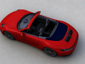 porsche 911 targa s 2019 3D Model