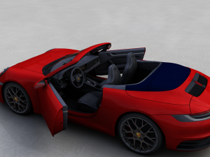 porsche 911 targa s 2019 Modello 3D