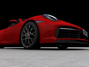 porsche 911 targa s 2019 Modello 3D