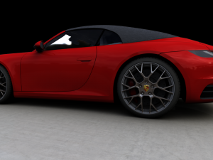 porsche 911 targa s 2019 Modello 3D