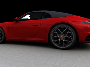 porsche 911 targa s 2019 3D Model