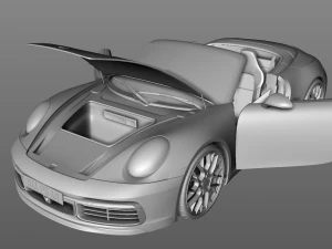 porsche 911 targa s 2019 3D Model