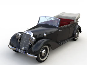mercedes-benz typ 170v cabriolet b 1936 р 3D Модель