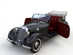 mercedes-benz typ 170v cabriolet b 1936 3D Model