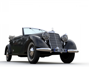 mercedes-benz typ 170v cabriolet b 1936 3D Model