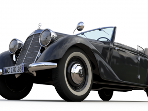 mercedes-benz typ 170v cabriolet b 1936 3D Model