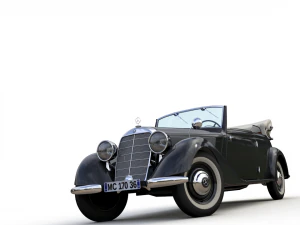 mercedes-benz typ 170v cabriolet b 1936 3D Model