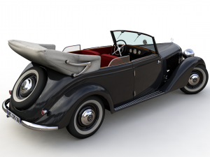 mercedes-benz typ 170v cabriolet b 1936 3D Model