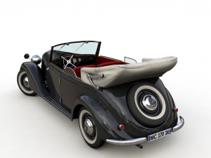mercedes-benz typ 170v cabriolet b 1936 3D Model