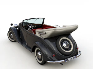 mercedes-benz typ 170v cabriolet b 1936 3D Model