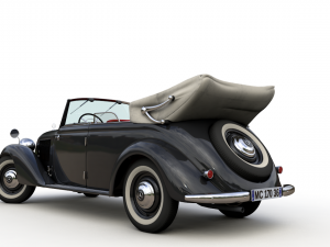 mercedes-benz typ 170v cabriolet b 1936 3D Model