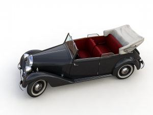 mercedes-benz typ 170v cabriolet b 1936 3D Model
