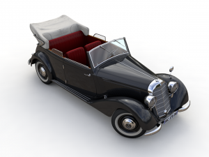 mercedes-benz typ 170v cabriolet b 1936 3D Model