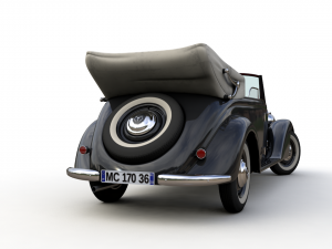 mercedes-benz typ 170v cabriolet b 1936 3D Model