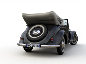 mercedes-benz typ 170v cabriolet b 1936 3D Model