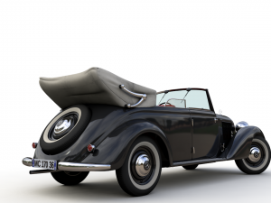 mercedes-benz typ 170v cabriolet b 1936 3D Model