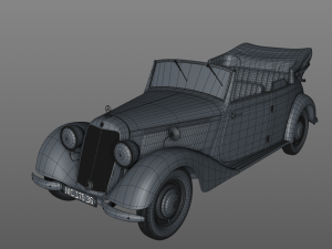 mercedes-benz typ 170v cabriolet b 1936 3D Model