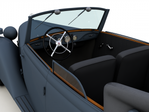 mercedes-benz typ 170v cabriolet b german staff 1940 3Dモデル