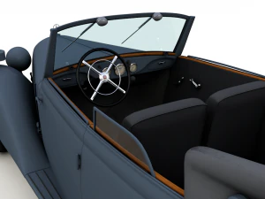 mercedes-benz typ 170v cabriolet b german staff 1940 3D Model