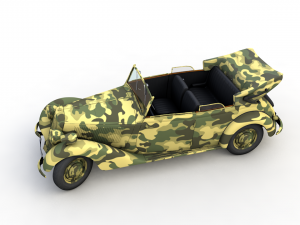 mercedes-benz typ 170v cabriolet b german staff 1940 3D Model