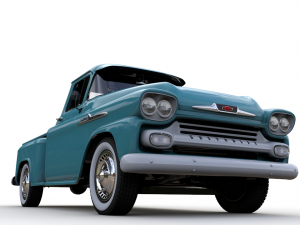chevy 3100 apache 32 stepside truck 1958 Modelo 3D