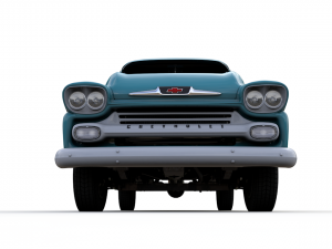 chevy 3100 apache 32 stepside truck 1958 Modelo 3D