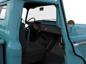 chevy 3100 apache 32 stepside truck 1958 3D Model
