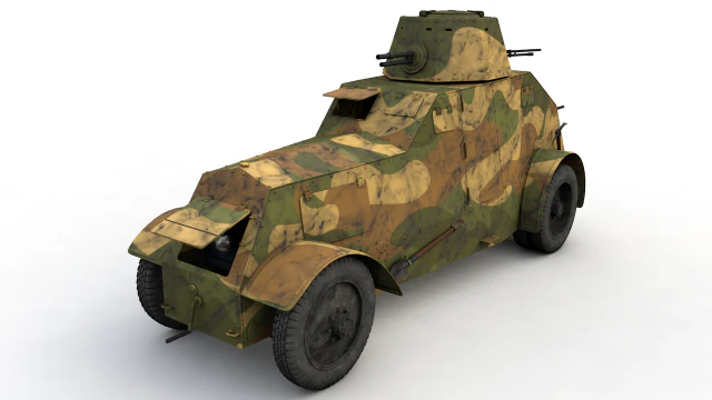 Wz29 ursus 1931 3D Model .c4d .max .obj .3ds .fbx .stl .blend 