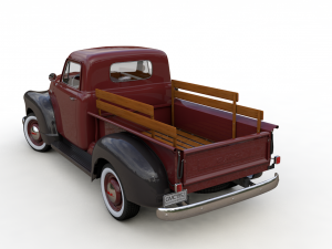 gmc 3100 pickup truck 1952 Model 3D