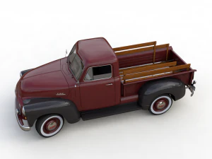 gmc 3100 pickup truck 1952 3D Model