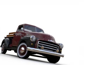 gmc 3100 pickup truck 1952 3D Model