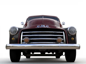 gmc 3100 pickup truck 1952 3D Model
