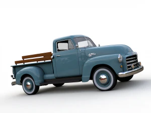 gmc 9300 pickup truck 1952 3D Model